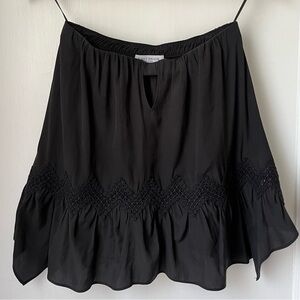 Ramy Brook Black Strapless Top